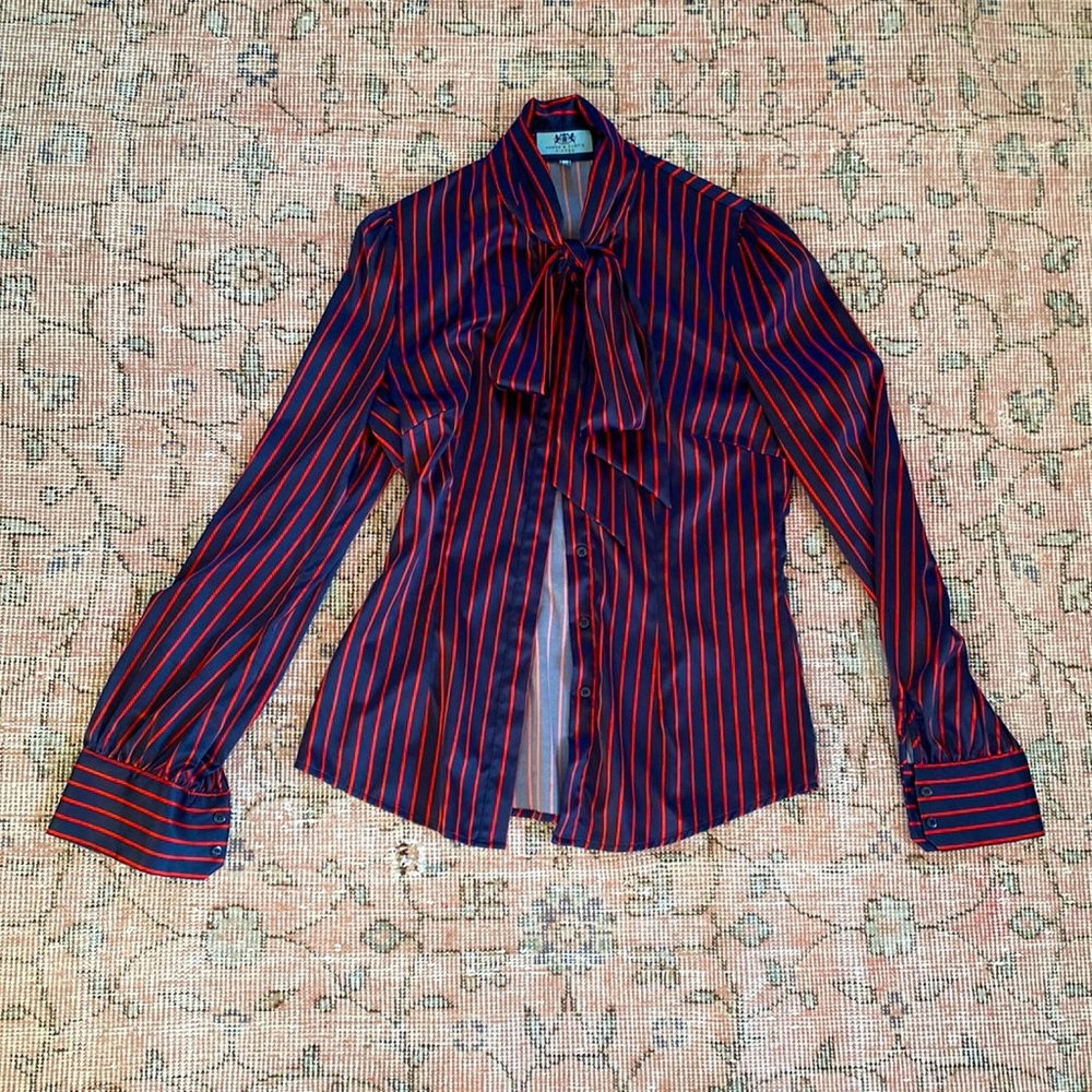 Hawes & Curtis Fitted button down tie shirt UK 12 NWOT